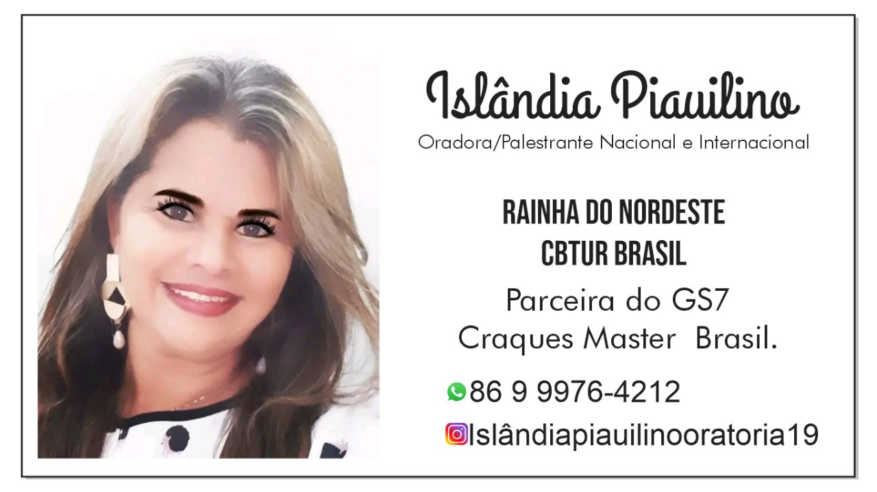 artigo A bomjesuense e Palestrante Internacional, Islândia Piauilino, será Imortal da Academia Mundial de Letras da Humanidade 