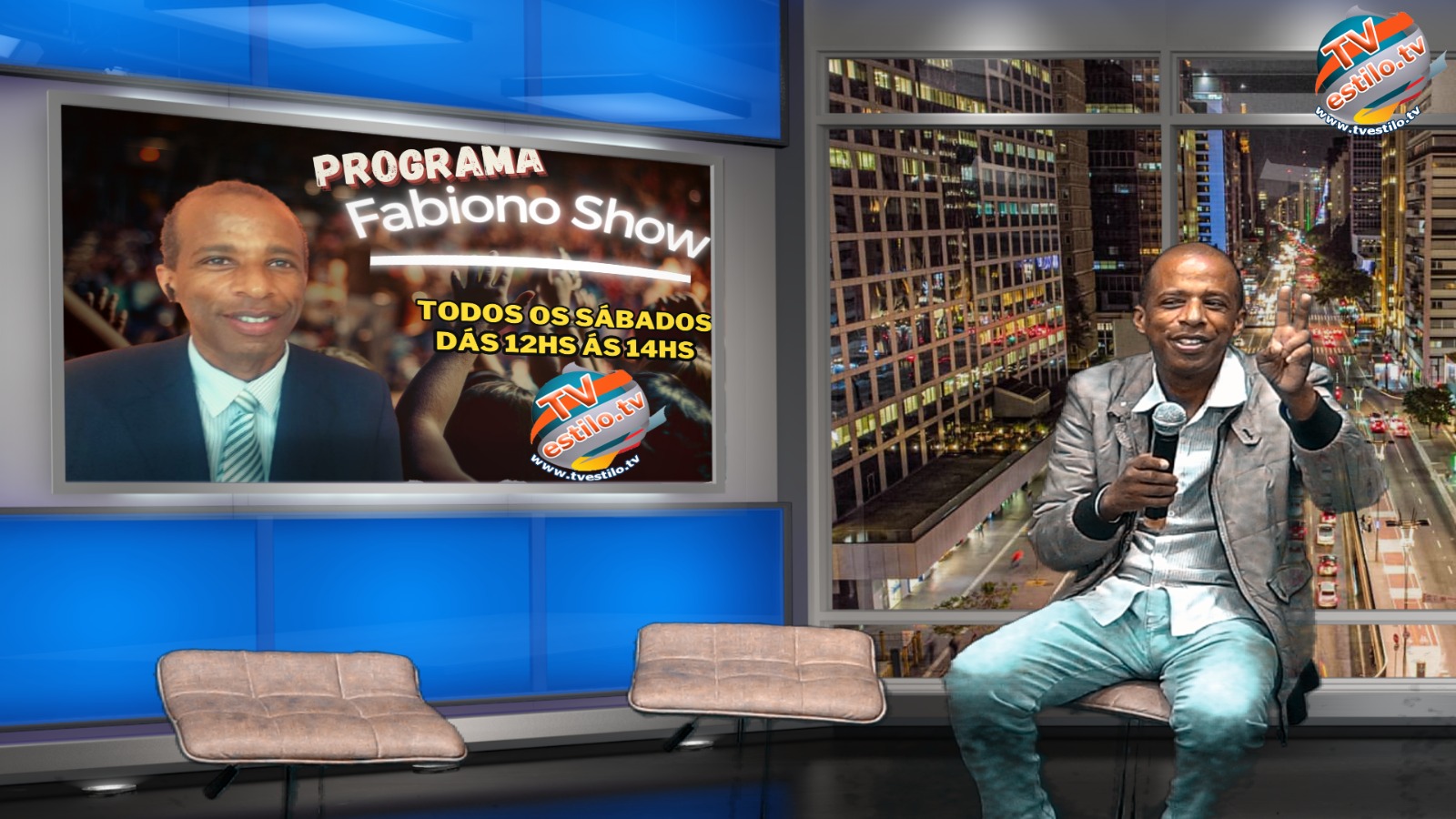 noticia Programa Fabiano Show estreia dia 30 de março na TV Estilo