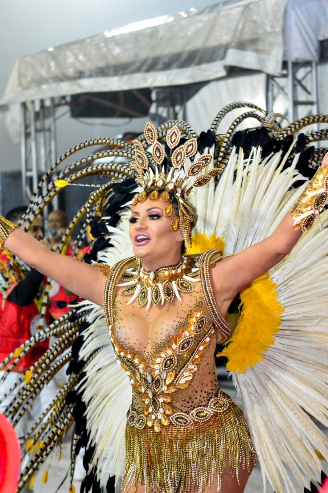 artigo Farlen Pacheco é Madrinha da Harmonia da Escola de Samba Imperatriz da Zona Norte