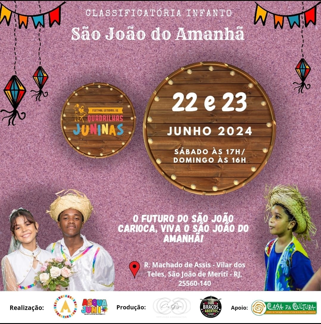 artigo Concurso de quadrilhas Infanto Juvenil AsquaJuni e AquaRio agita São João de Meriti