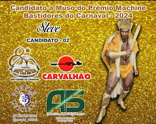 artigo Steve Anjinho é indicado a Muso do Prêmio Machine dos Bastidores do Carnaval
