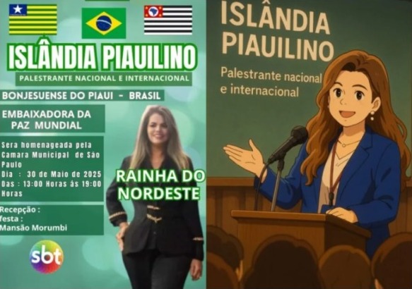 artigo A Bonjesuense Islândia Piauilino, será homenageada na Câmara Municipal de São Paulo