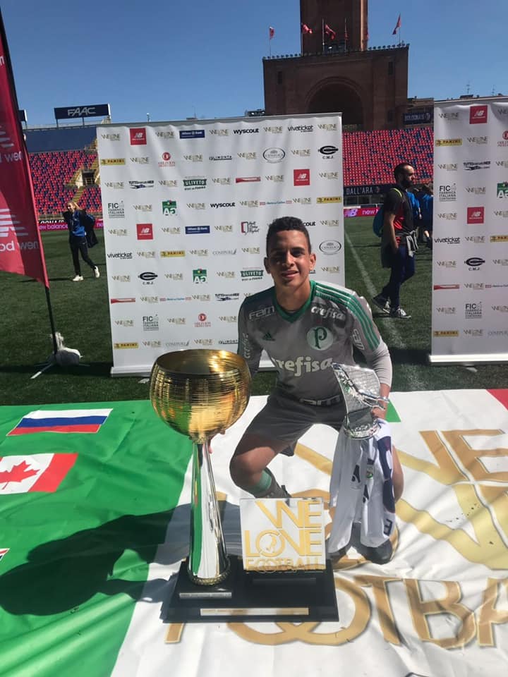 artigo Goleiro do Palmeiras, Mateus Sales é convocado pela seleção brasileira sub 15