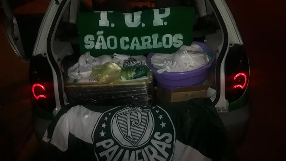 artigo TUP (Torcida uniformizada do Palmeiras) realiza ação Social