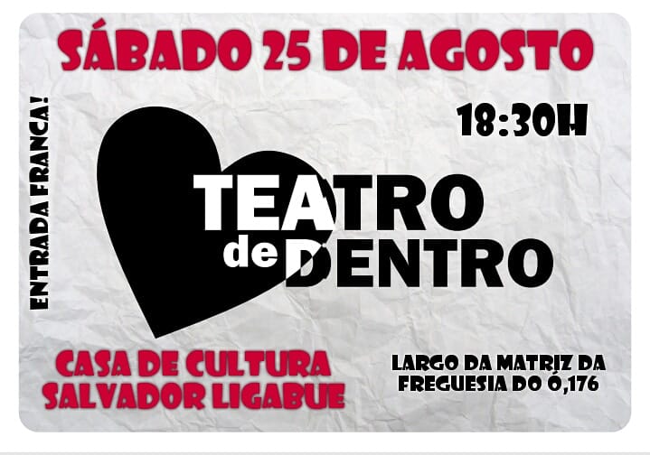 noticia Teatro de Dentro estréia na Casa de Cultura Salvador  Ligabue
