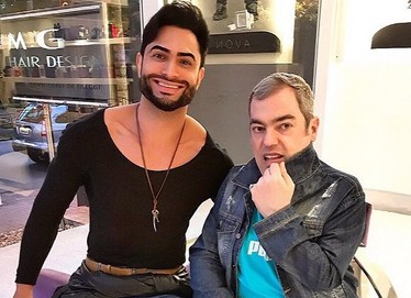 artigo Visita do modelo Felipe Andrade ao seu personal hair, Marco Antonio Di Biaggi