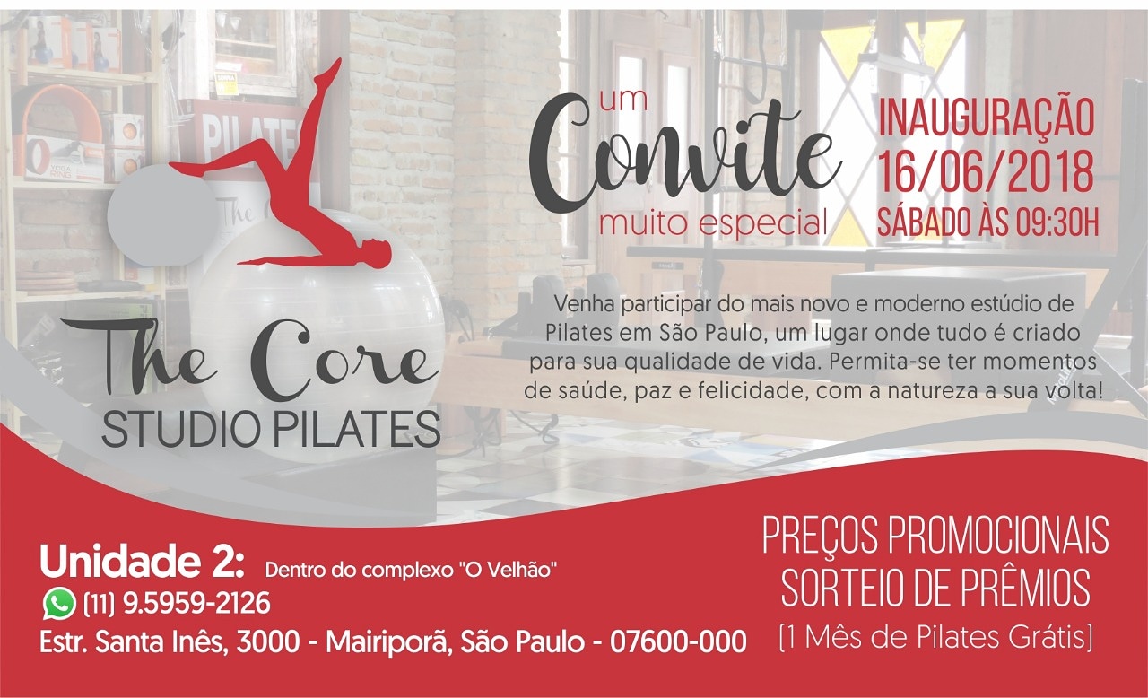 noticia Novo Studio de Pilates será inaugurado no Velhão em Mairiporã 