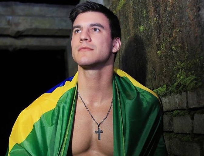 noticia Mister Brasil Bruno Poczinek faz ensaio em clima de Copa
