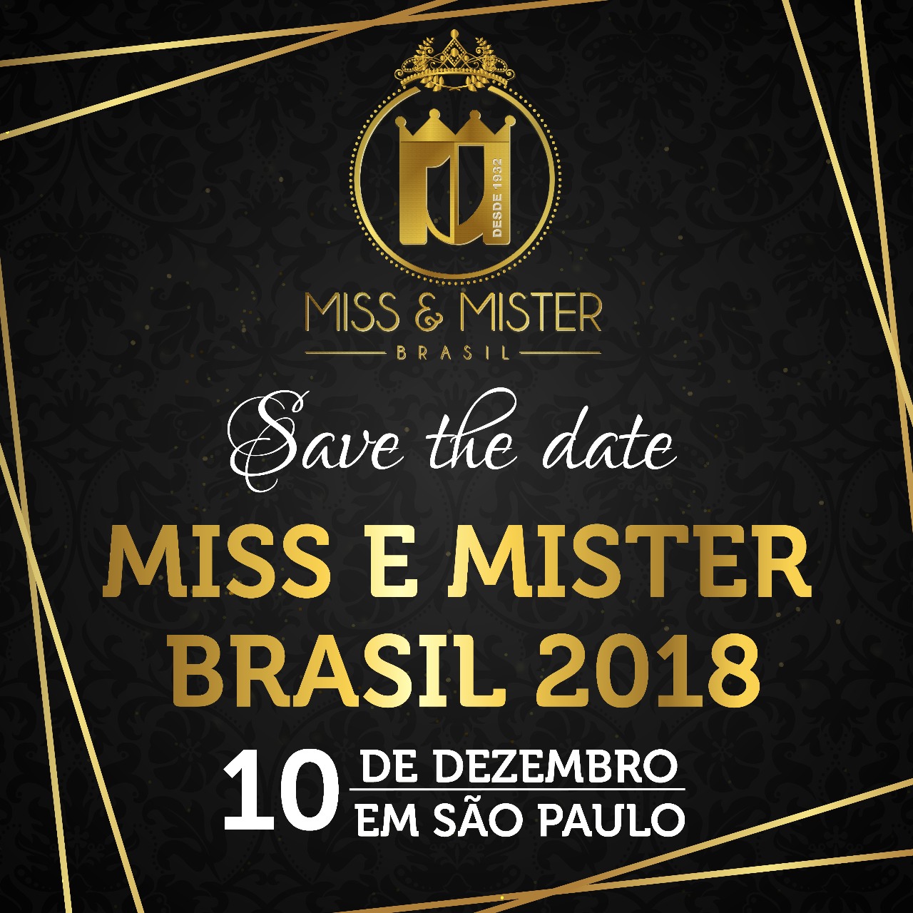 noticia Concurso oficial Miss e Mister Brasil 2018 ocorrerá dia 10 de Dezembro em São Paulo