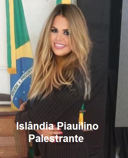 noticia Palestrante Islândia Piauilino será premiada em São Paulo/SP
