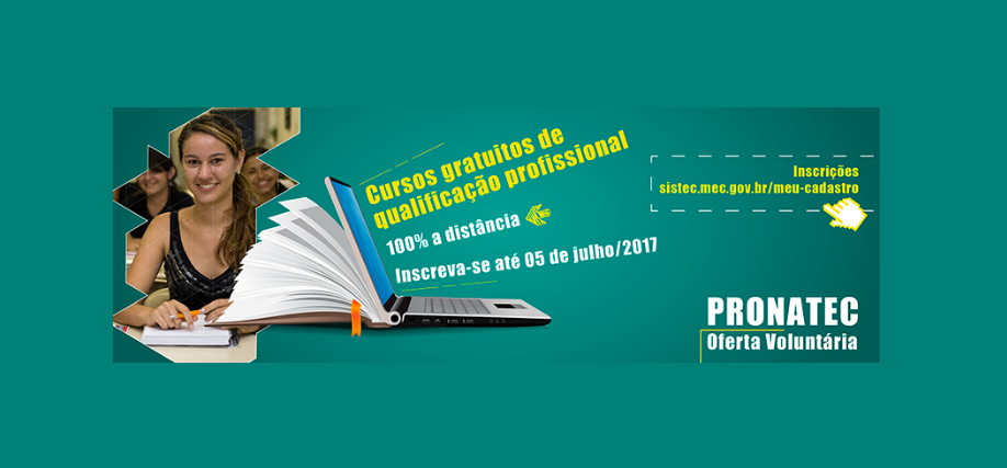 noticia Pronatec oferece mais de 50 cursos gratuitos à distância