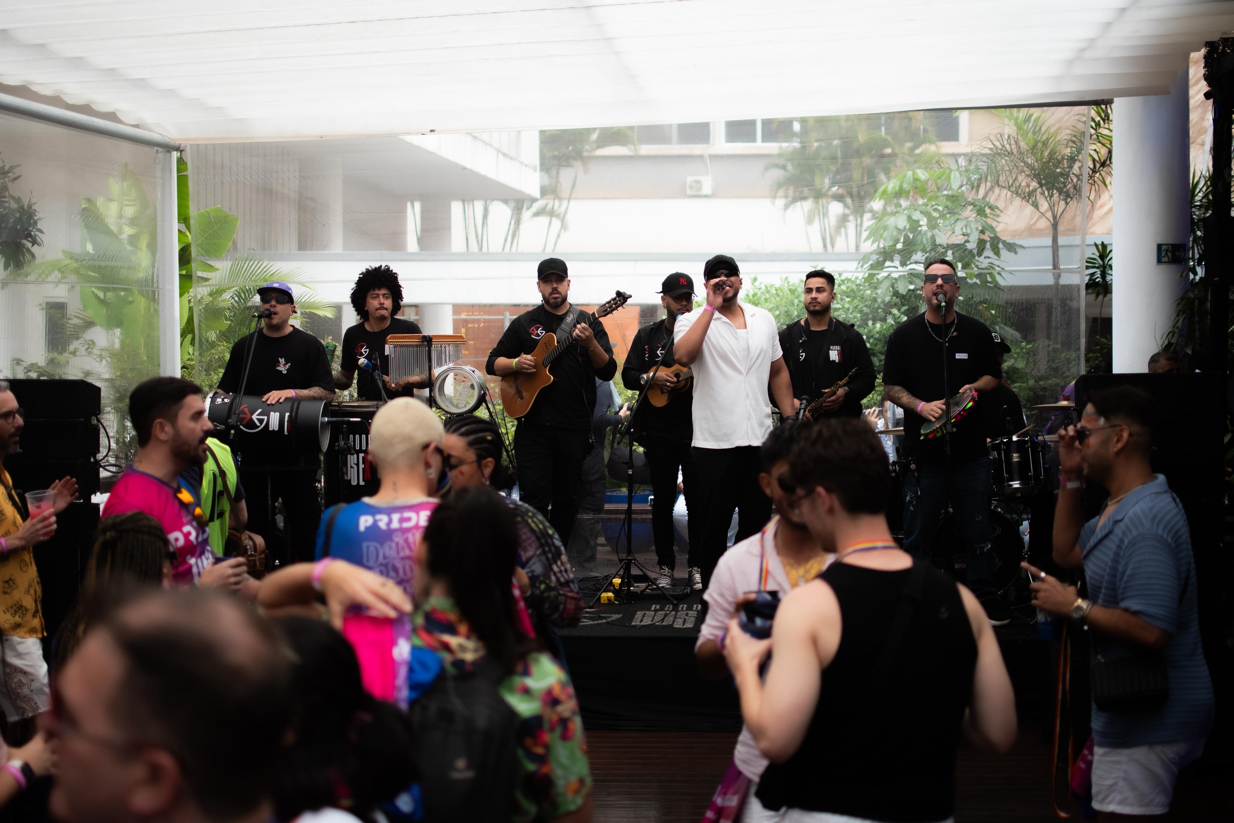 noticia Pagode invade o Camarote Pride SP com performance do Pagode dos Ex