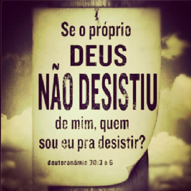 noticia PALAVRA DE HOJE - NÃO DESISTA DOS SEUS SONHOS