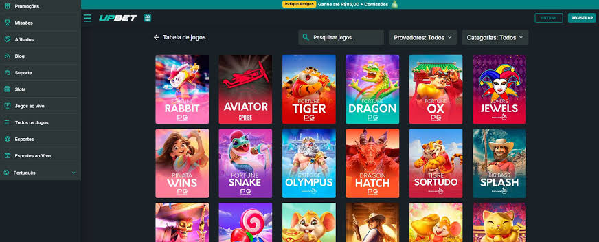 noticia Descubra os melhores jogos de azar na UpBet para aumentar suas chances de ganhos