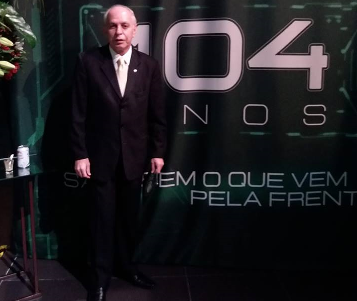 noticia Sérgio Campos é um dos conselheiros do Palmeiras e participou da festa dos 104 anos do maior campeão do século XX