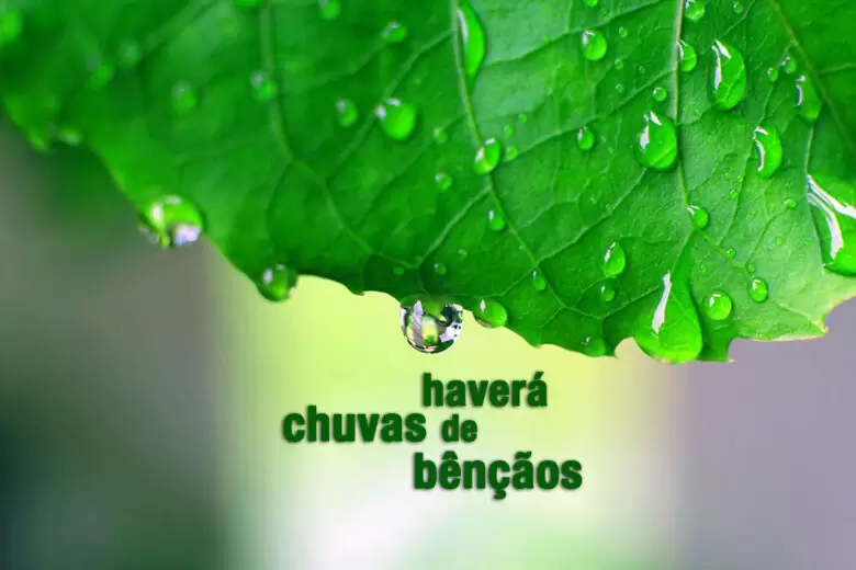 noticia PALAVRA DE HOJE - CHUVA DE BÊNÇÃOS