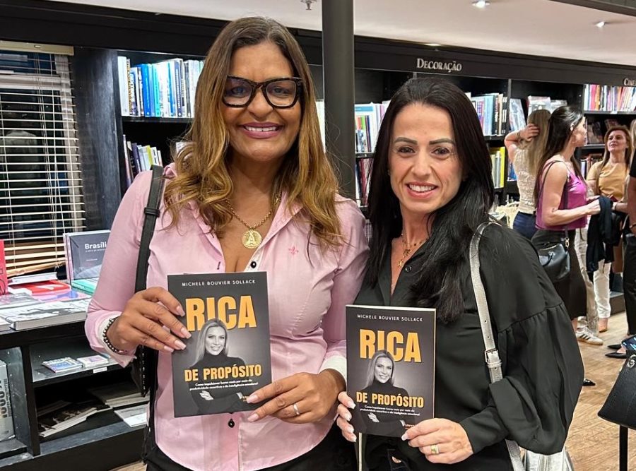 noticia Tatiana Breia e Rosângela Melo prestigiam lançamento do livro “Rica de Propósito”, da Psicóloga Mi Bouvier