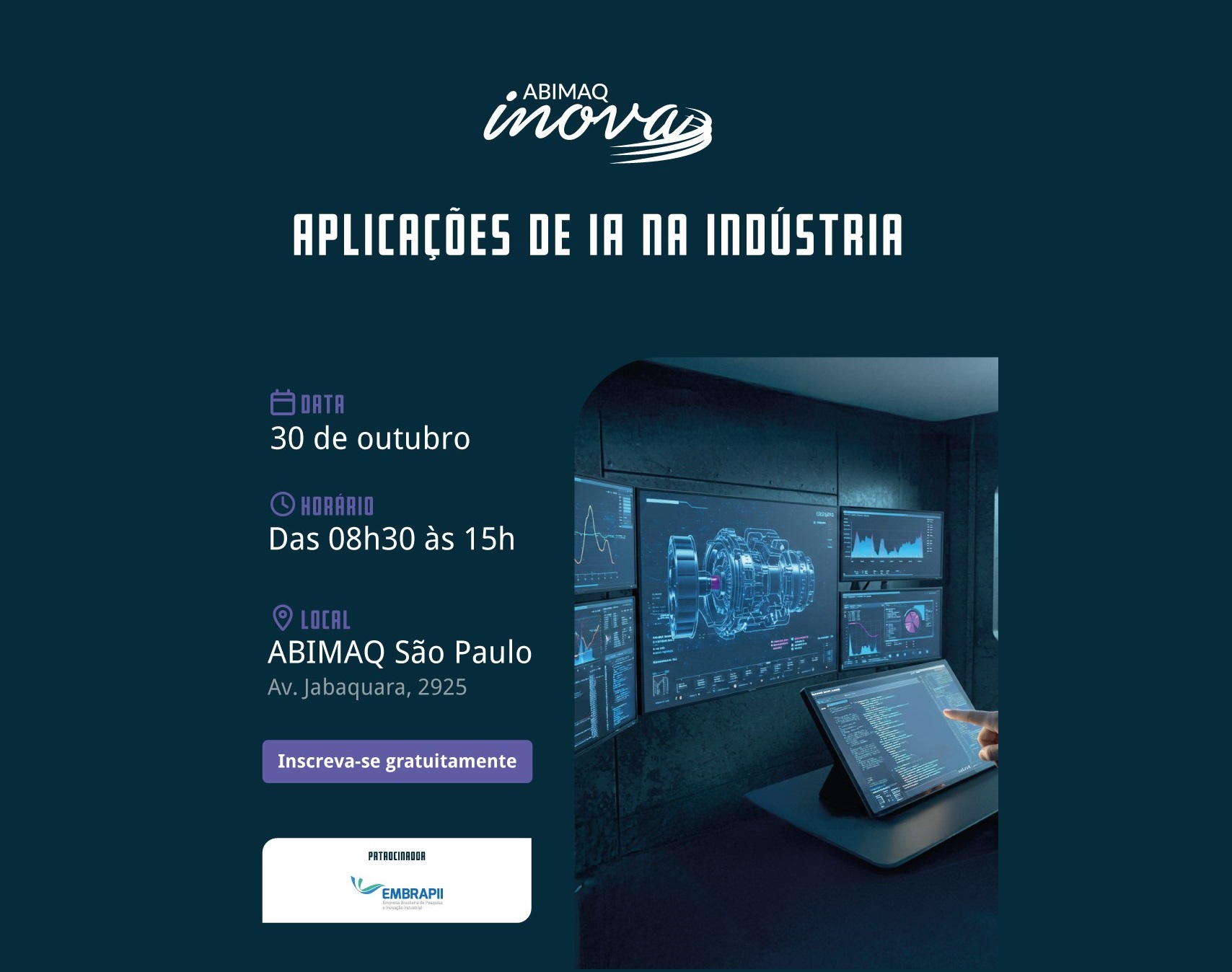 noticia ABIMAQ Inova 2025 revela como a Inteligência Artificial está transformando a indústria