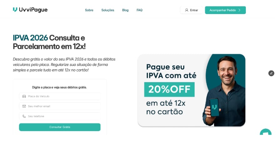 noticia Uvvipague lança campanha de IPVA 2026 e facilita a regularização de débitos veiculares em todo o Brasil