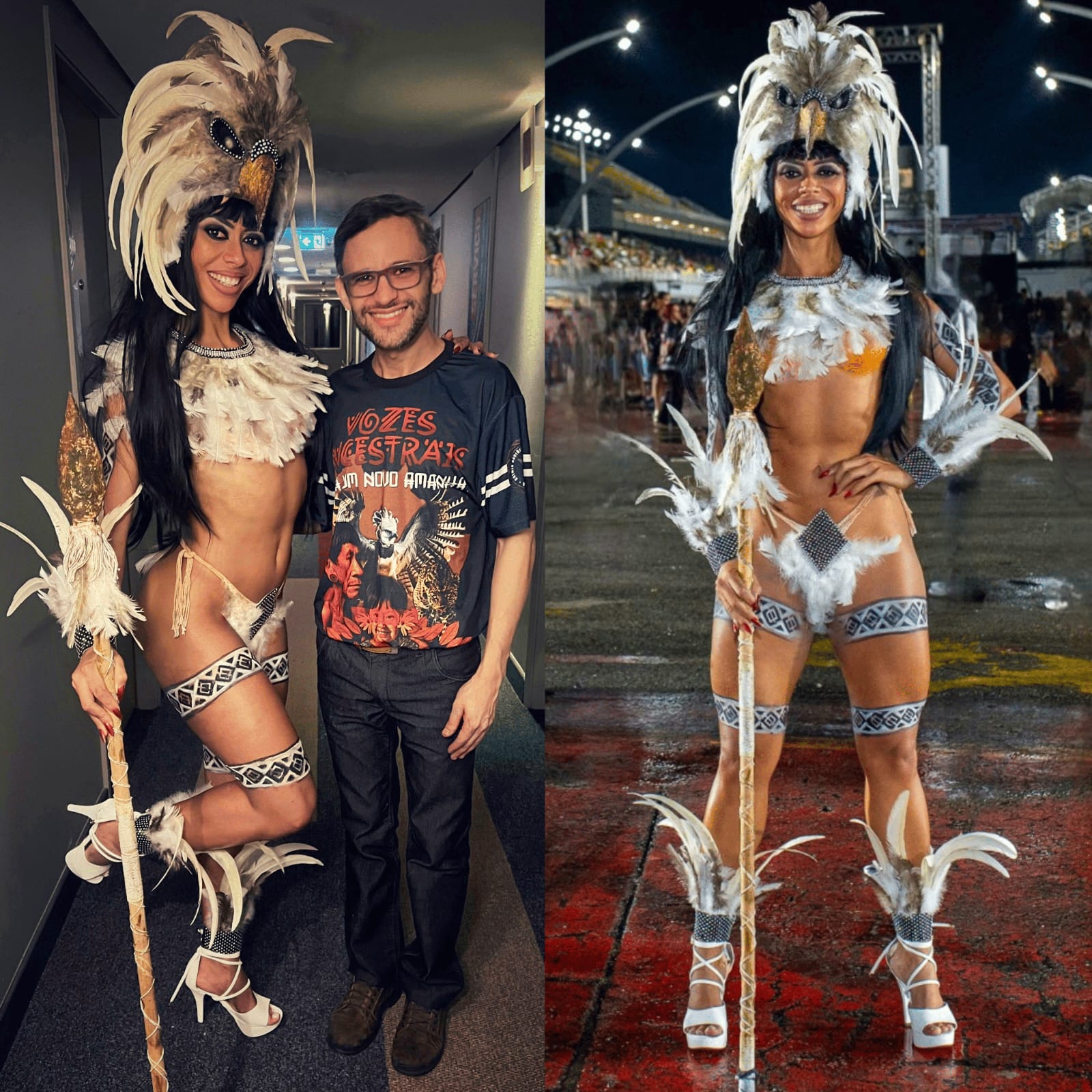 noticia Carnaval 2026: Juliana Leones musa da Gaviões da Fiel tem figurino e beleza assinada pelo maquiador Anderson Natio 