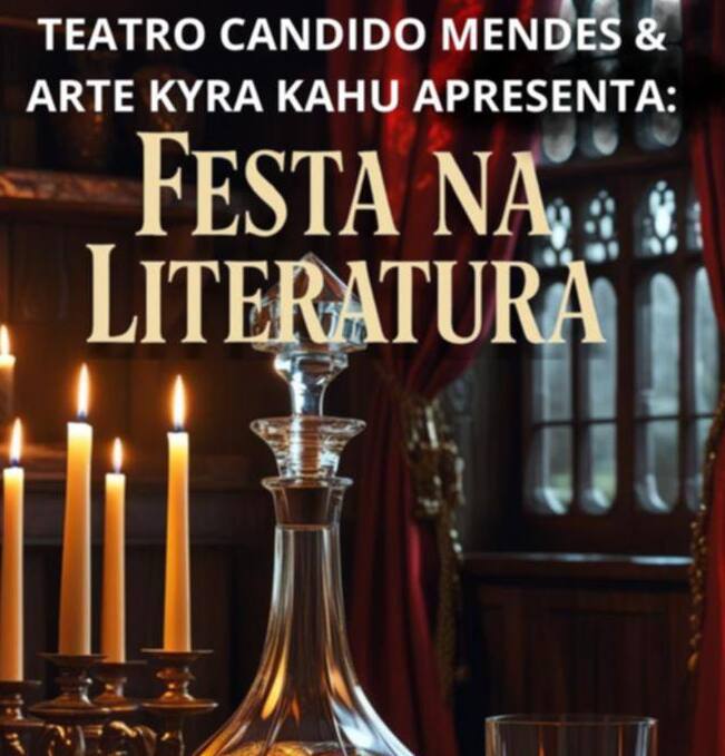noticia  Festa na Literatura no teatro Cândido Mendes