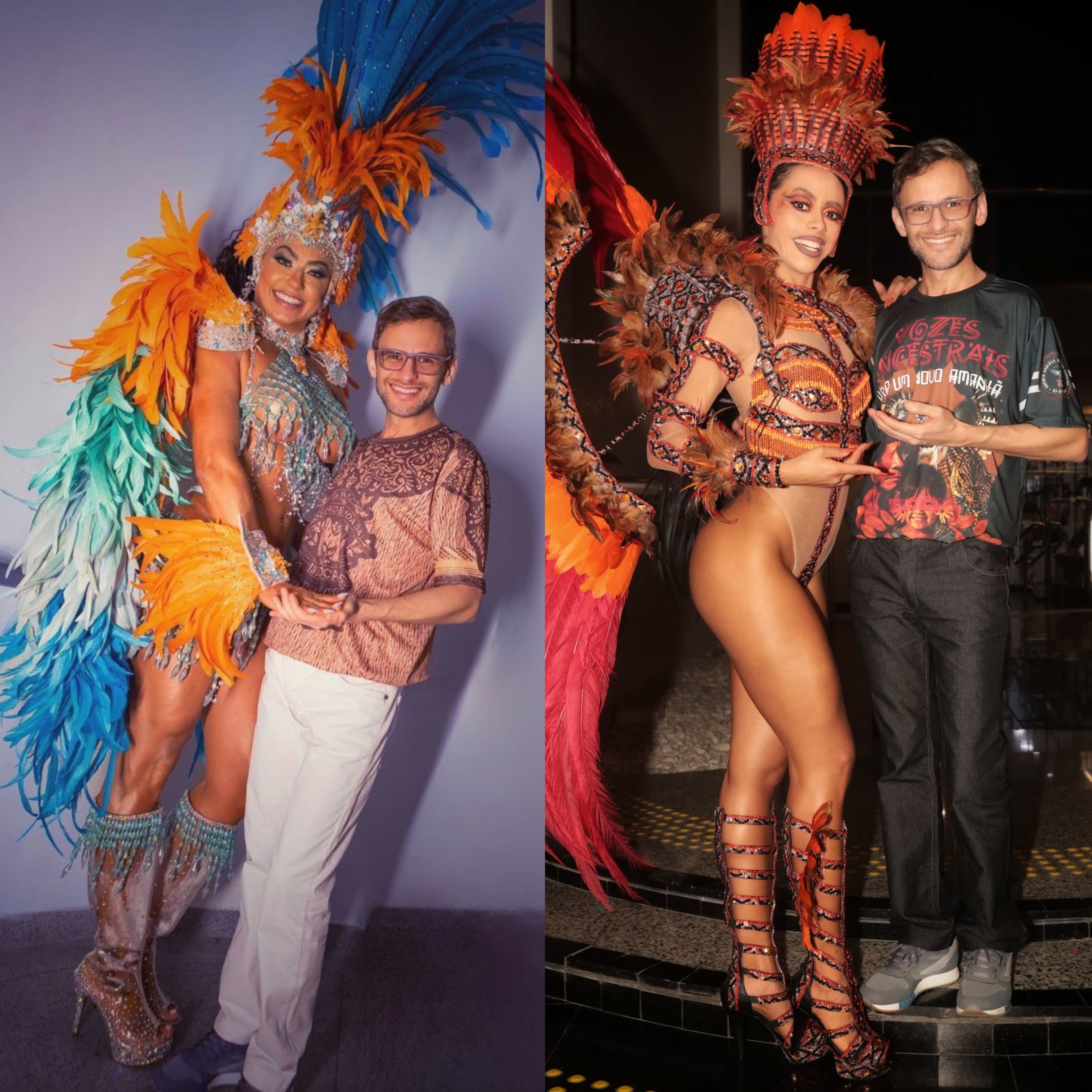 noticia Do Paraná para o topo do Carnaval: Anderson Natio vira queridinho das musas em São Paulo