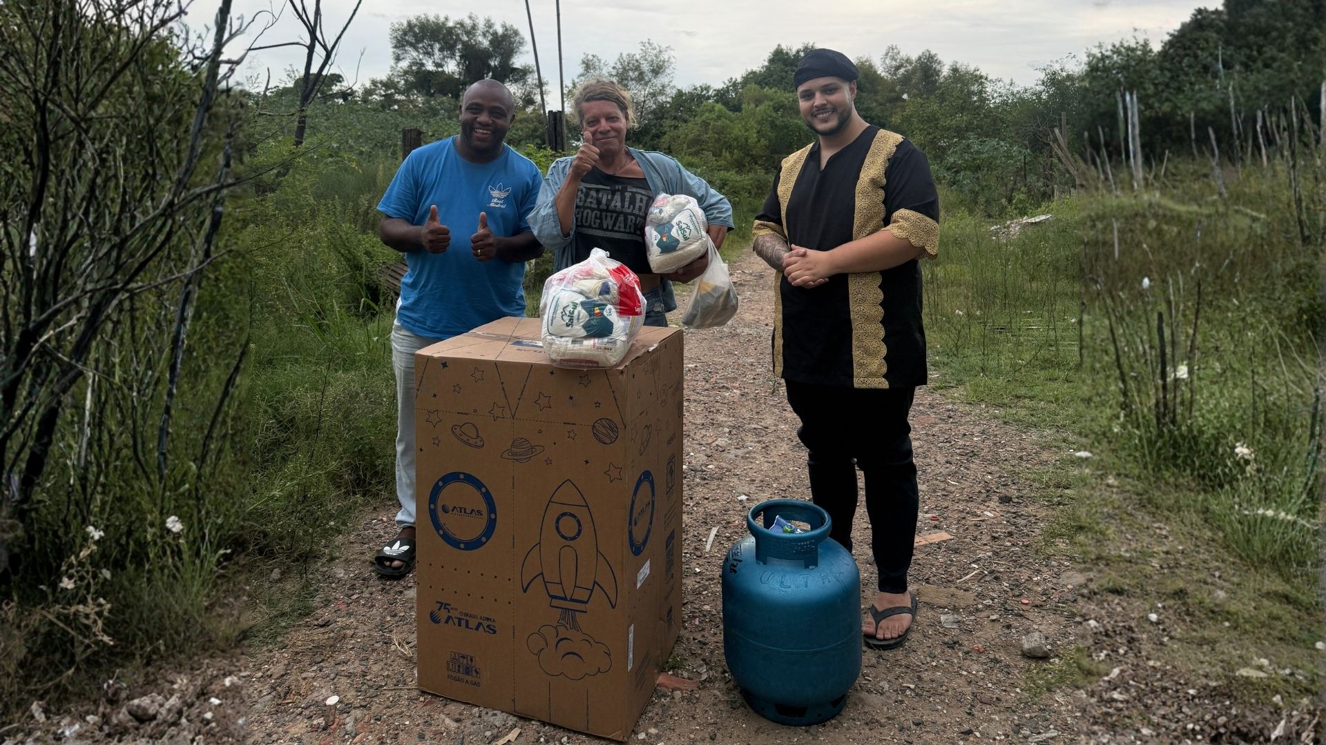 noticia Após enchentes, Giovani do Caveira mobiliza ajuda e devolve esperança a Luana
