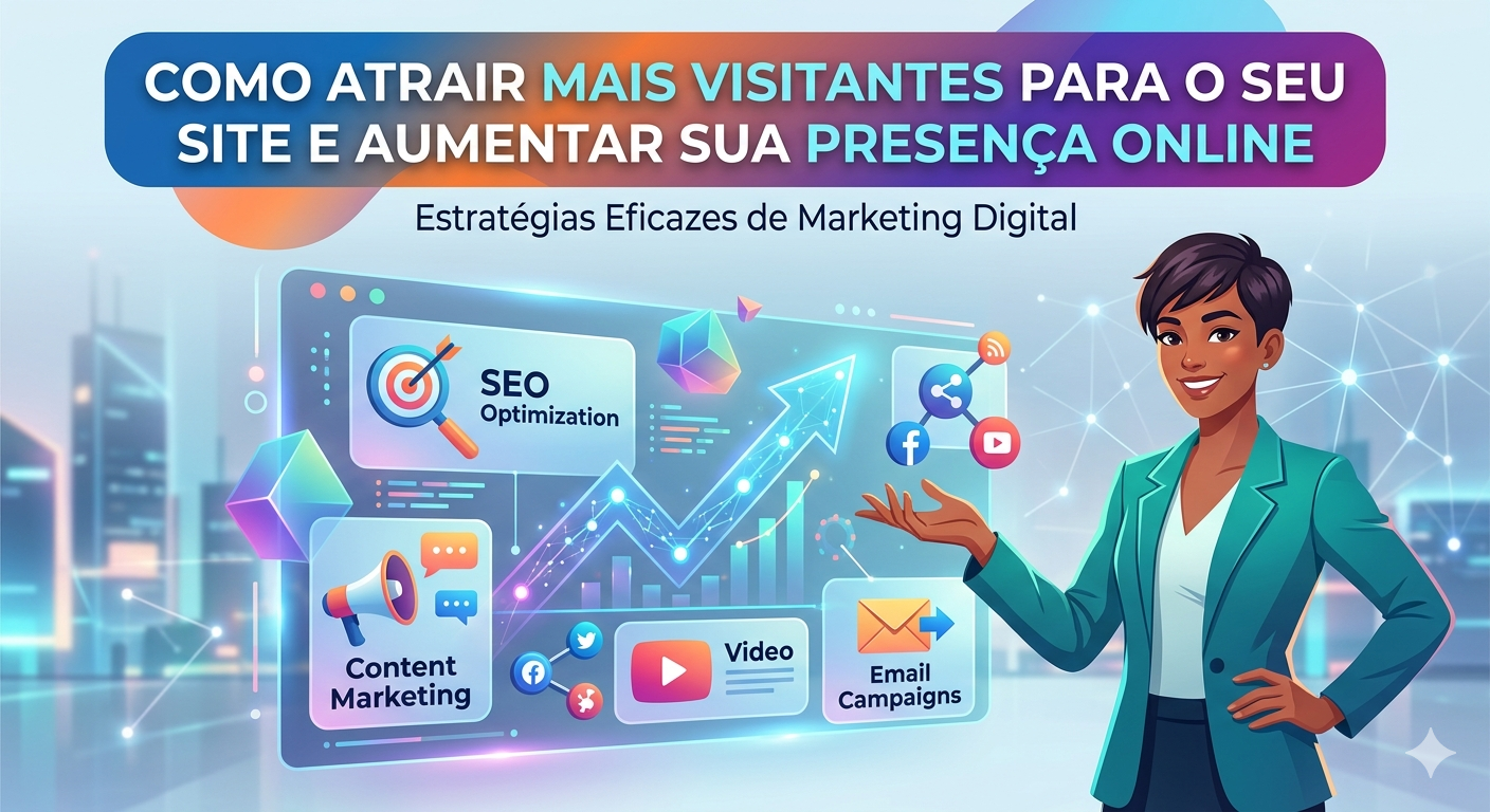 noticia Como Atrair Mais Visitantes para o Seu Site e Aumentar Sua Presença Online