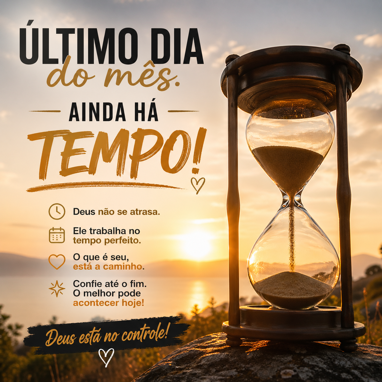 noticia PALAVRA DE HOJE - AINDA DÁ TEMPO