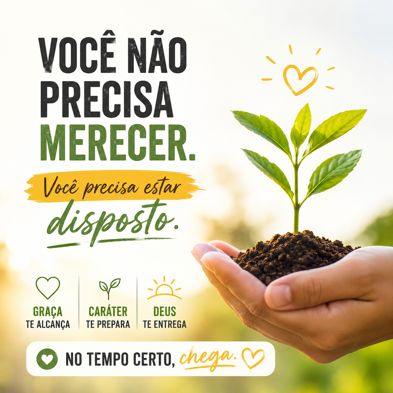 noticia PALAVRA DE HOJE - MERECIMENTO