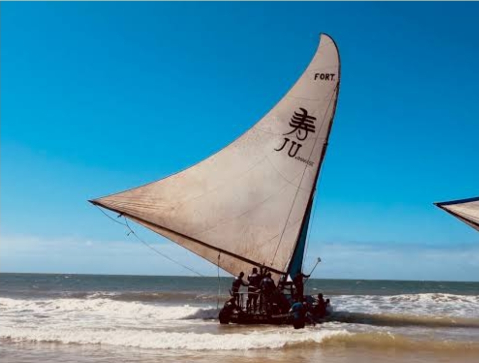 noticia JU Omakase participa da III Regata de Jangadas do Iguape ao lado do pescador Banana