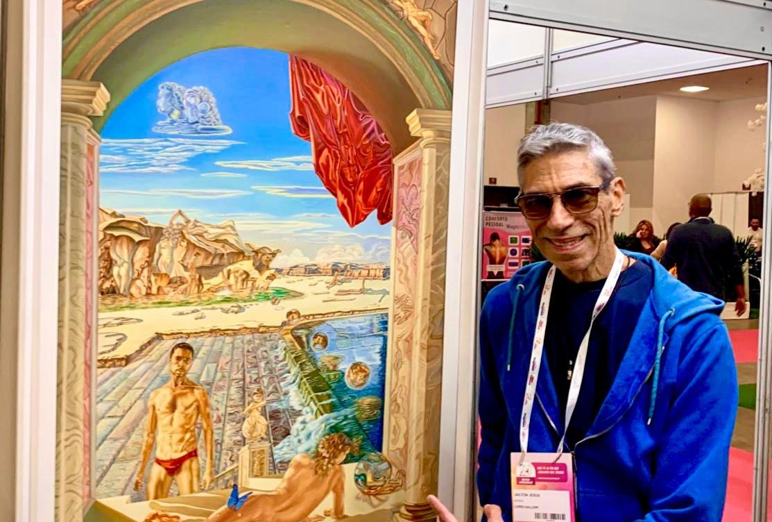 noticia Participação do artista Hilton Daky no Mega Art Salon realizado pela Lopes Gallery no São Paulo Expo