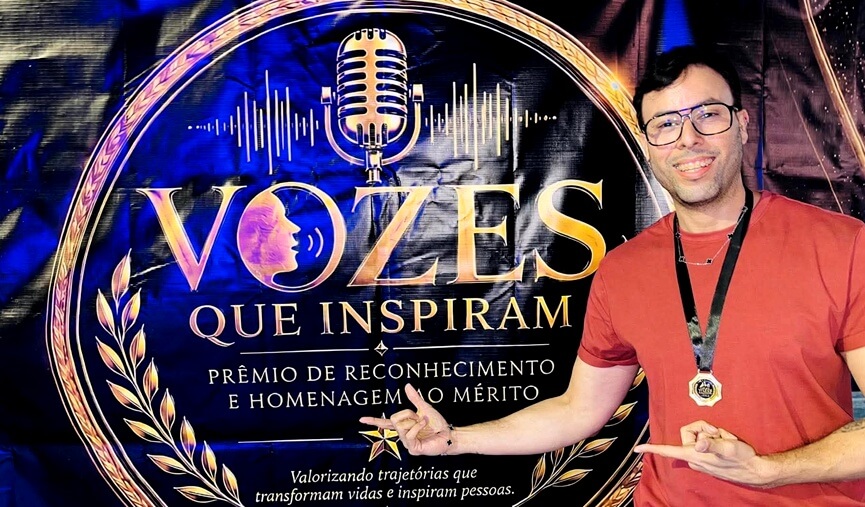 noticia Jornalista e CEO Anderson Lopes é homenageado no Prêmio “Vozes que Inspiram 2026” por sua trajetória de impacto e propósito