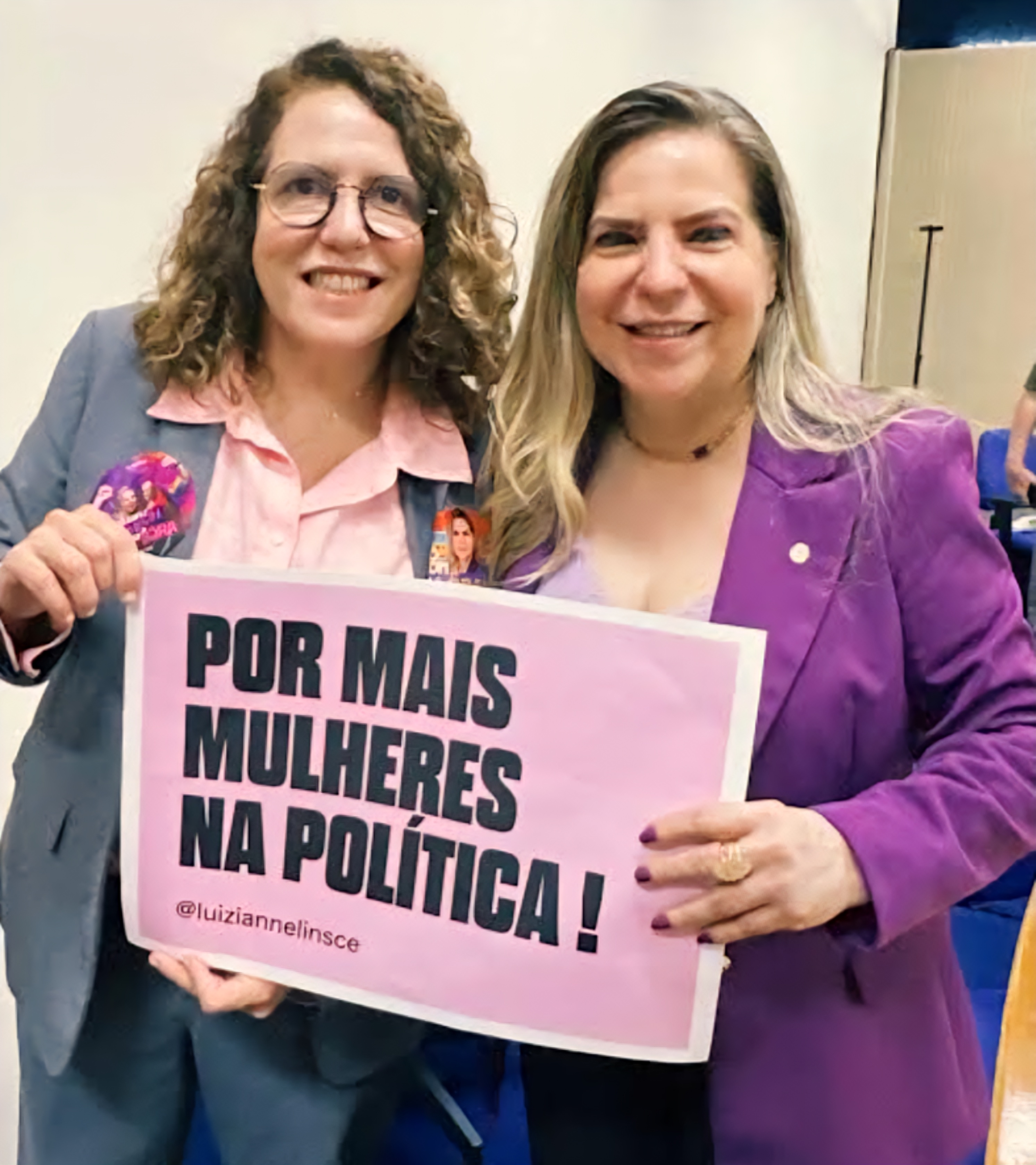noticia Luizianne e Mitchelle levam parceria política para a campanha de 2026