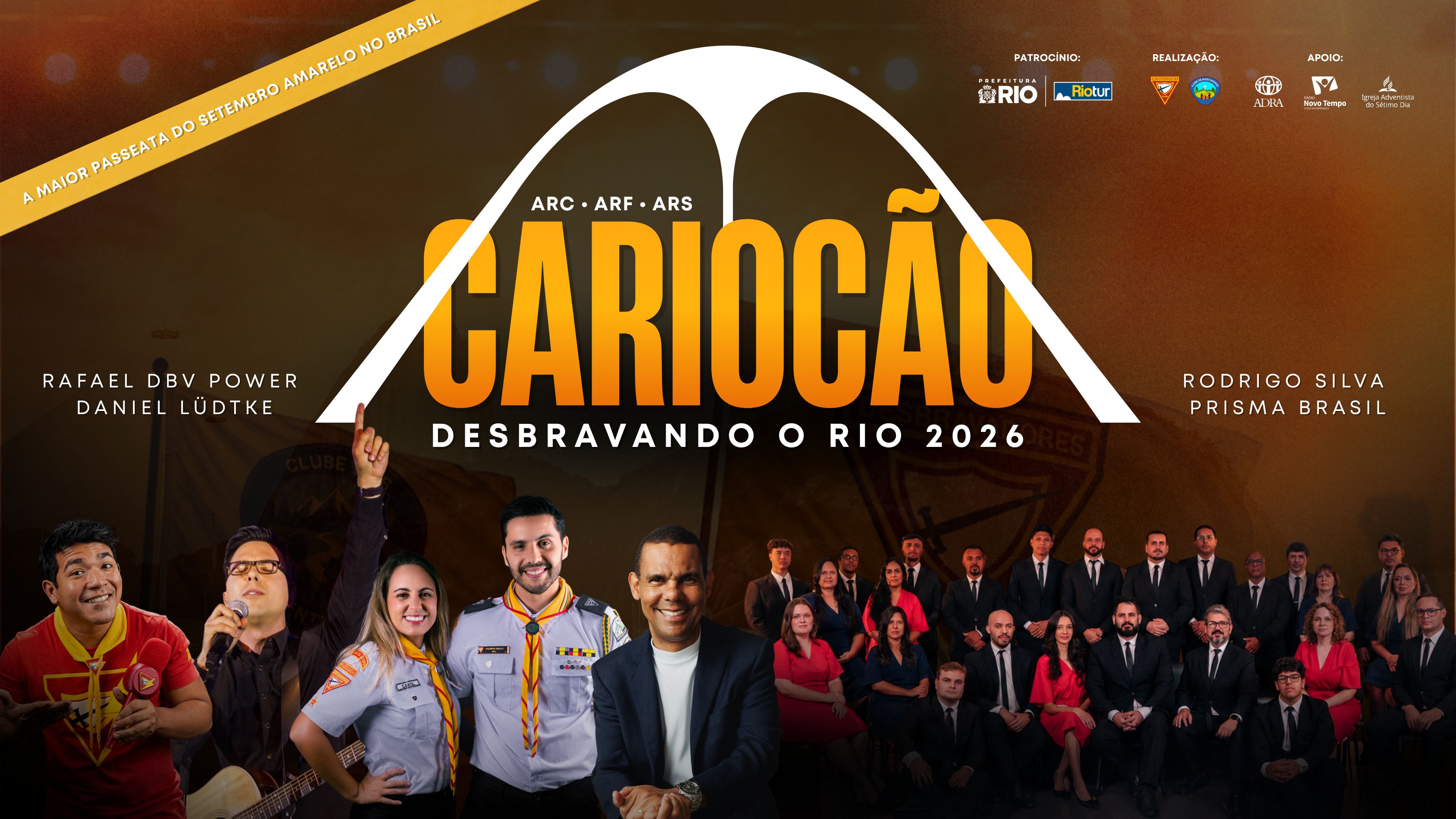 noticia Com entrada franca, Praça da Apoteose recebe 3ª edição do Cariocão - Desbravando o Rio no dia 12 de setembro