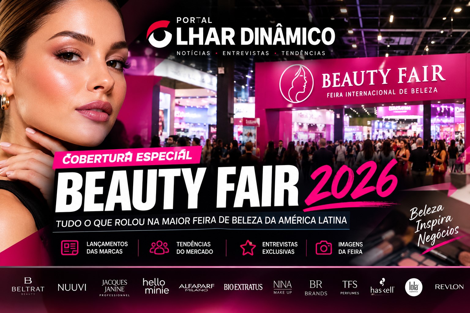 noticia Beauty Fair 2026: confira os lançamentos que roubaram a cena na maior feira de beleza