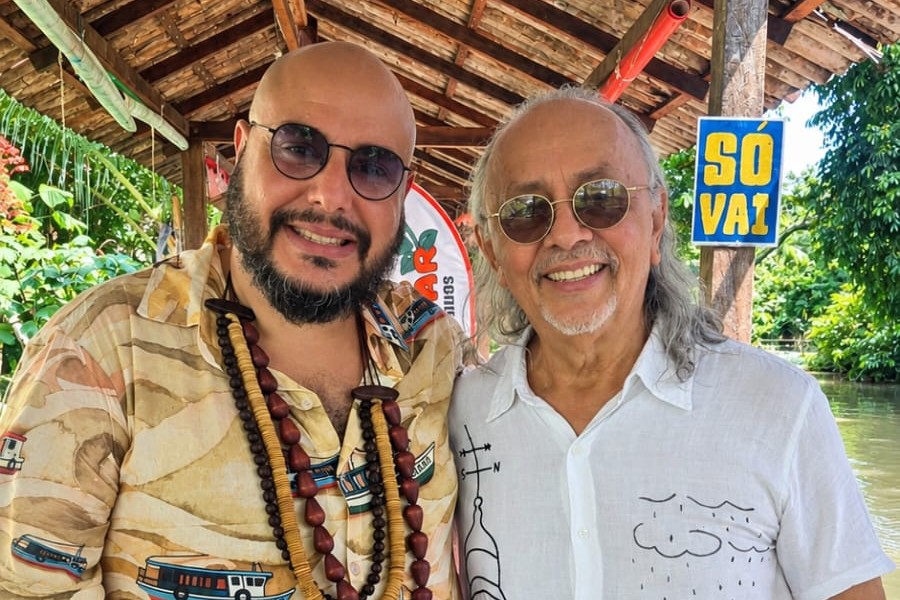 noticia Márcio Moreira e Nilson Chaves gravam “Maré Forte” na Ilha do Combu