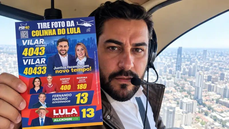 noticia Colinha de Lula cai do céu na Paulista e viraliza nas redes sociais