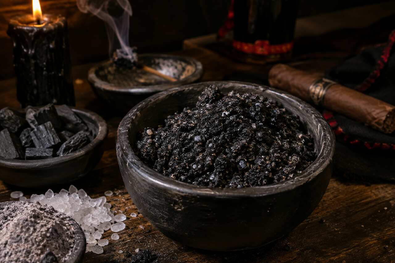 noticia Ranier Gulusian explica como é preparado o Sal Negro usado em rituais de proteção