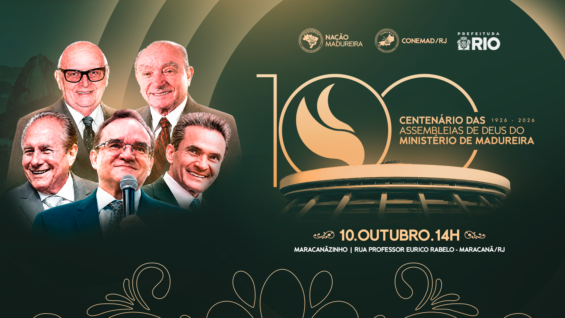 noticia Maracanãzinho recebe evento histórico que celebra o Centenário das Assembleias de Deus do Ministério de Madureira (RJ)