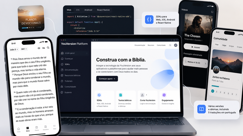 noticia YouVersion abre de graça a tecnologia por trás do Aplicativo Bíblico mais baixado do mundo