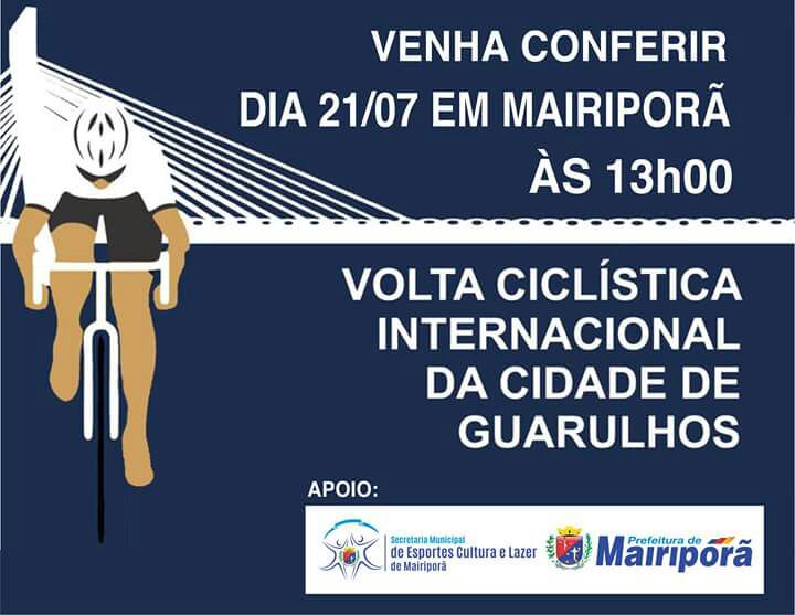 noticia Mairiporã receberá Volta Ciclística Internacional no próximo dia 21