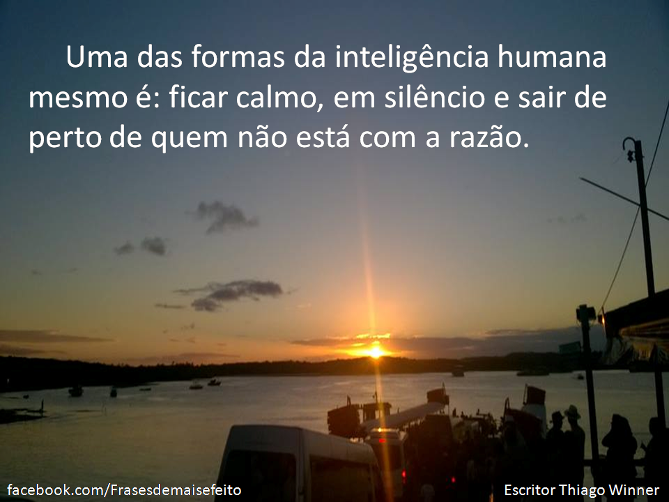 noticia Frase do escritor Thiago Winner