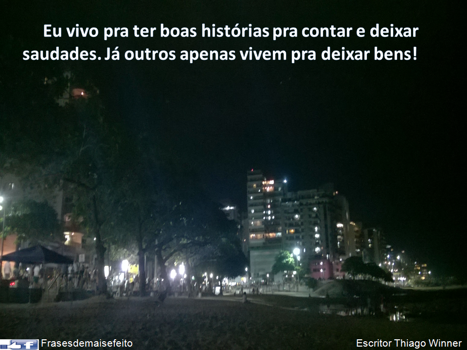 noticia Frase do escritor Thiago Winner