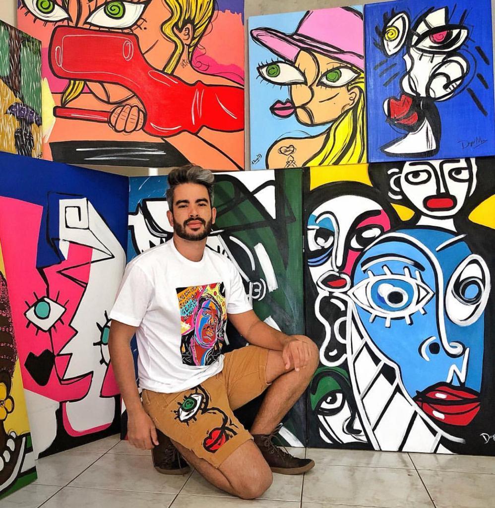 noticia Anitta se encanta com arte de pintor brasileiro que conquistou Lady Gaga