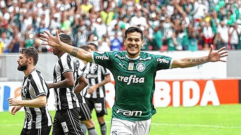 noticia Palmeiras vence fora de casa o Botafogo e mantém à liderança absoluta no brasileirão