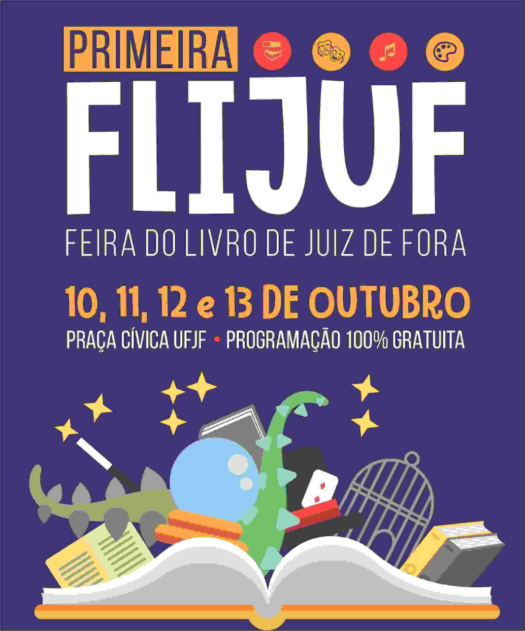 noticia FLIJUF busca tornar-se a maior feira literária da zona da mata 