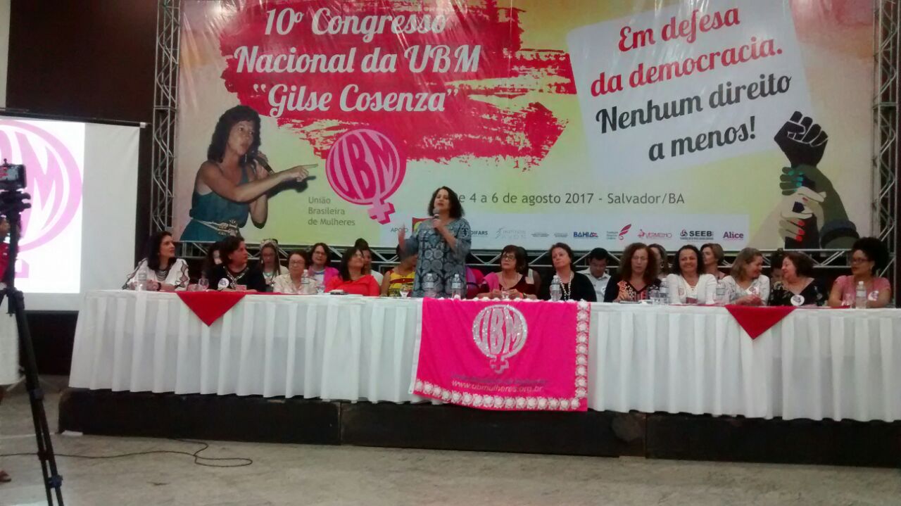 noticia 10º Congresso da União Brasileira de Mulheres - UBM foi realizado em Salvador – BA