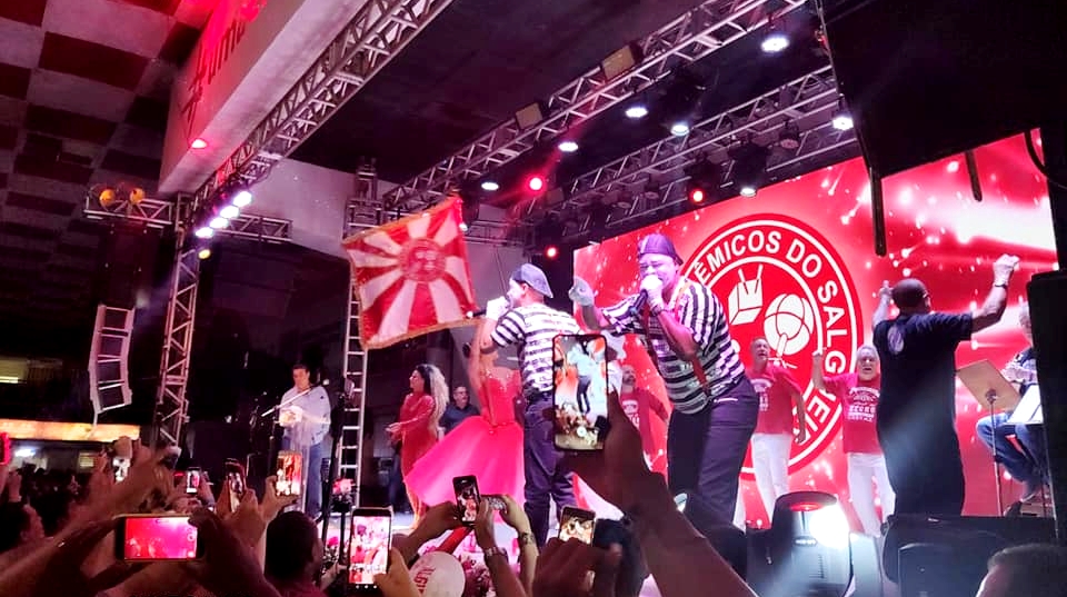 noticia Lançamento do CD das Escolas de Samba do Grupo Especial na quadra do Salgueiro