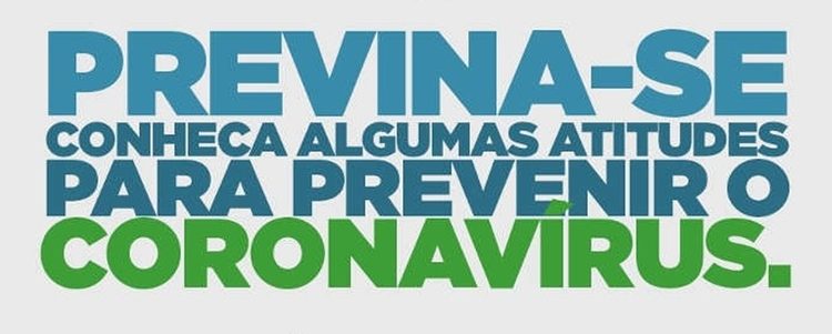 noticia Conheça algumas atitudes para se prevenir contra o Coronavírus